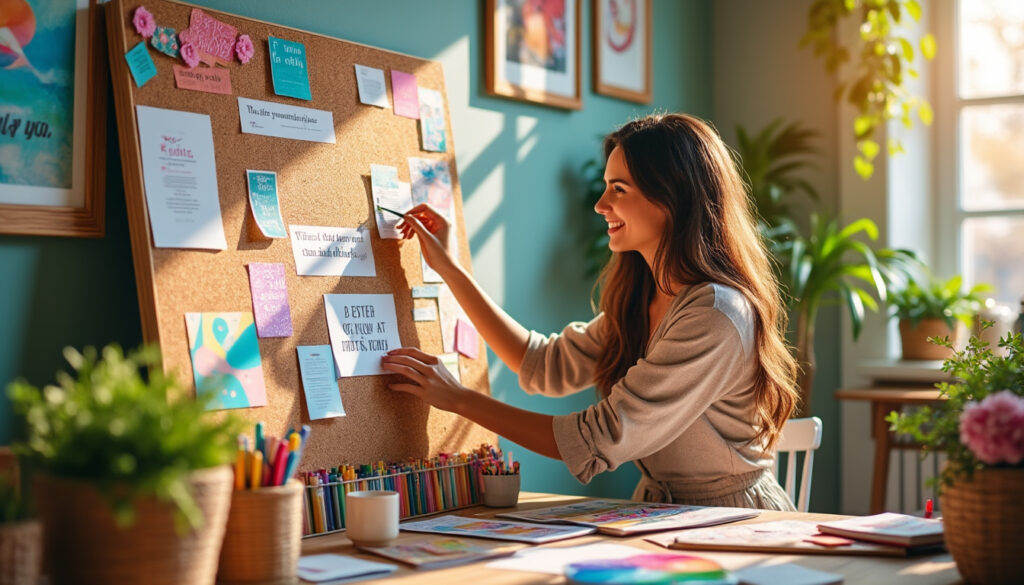 Le guide complet pour créer un vision board efficace